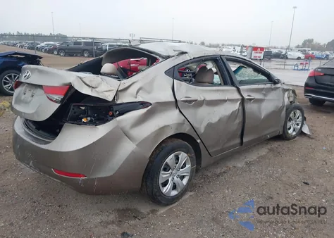 2016 Hyundai Elantra Se from USA, damaged, VIN 5NPDH4AE2GH759032